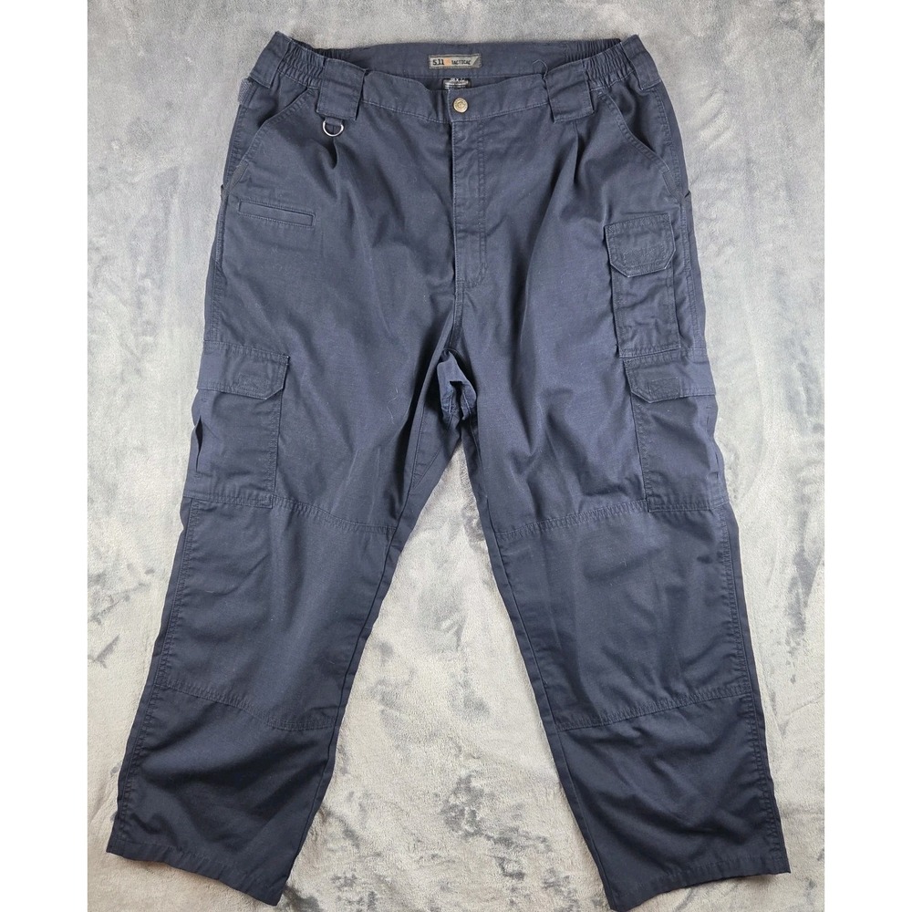 5.11 Tactical Taclite Pro Ripstop Cargo Navy Pant Men 38x32(36x30) Canvas